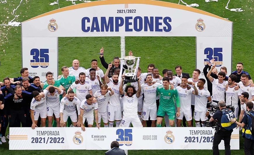 Real Madrid thành lập năm nào? Kể từ khi thành lập năm 1902, Los Blancos đã vô địch La Liga 35 lần